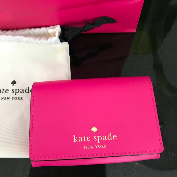 kate spade Handbags - Kate Spade ♠️ NWT pink cardholder/wallet